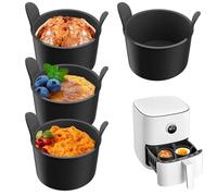 Tazas para escalfar huevos, cazadores furtivos de huevos de silicona,Taza antiadherente para hervir de 4 piezas - Olla para escalfados, cajas para gofres para microondas, horno para horn