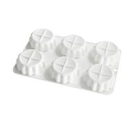 Tazas para hornear de silicona multiusos para tartas, mousses, pasteles, dulces, antiadherentes, fáciles de liberar, apto para lavavajillas, herramienta de cocina, molde de silicona antiadherente de