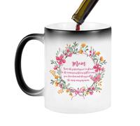 Tazas Para Mamá - Taza Mejor Mamá, 300 Ml Taza Mágica Café | Taza De Café De Color Cambiante, Taza De Café De Cerámica Divertida De Chica, Hilos De Mujer, Taza De Té Decorativa Para La