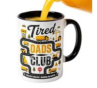 Tazas para papá - 330 ml Vehículo Mapa de Carreteras Patrón Divertidos Vasos para Beber - Divertidas Tazas de Cerámica con Diversión | Para Padre Marido Hombres y Mujeres Niños Amigo Adultos Oficina y