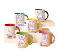 Tazas Personalizadas, Personalizable con texto/nombres, Personaliza Tu Taza, Decoración De Pascua, Premium Porcelain, 350 ml, Colores para Regalo Original, originales para regalar