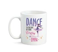 Tazas Porcelana Taza Cerámica Ballet: Baila Al Ritmo De Tu Destino Humor Tazas De Té Para Mujer Hombre Desayuno 330Ml