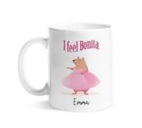 Tazas Porcelana Taza De Cerámica Me Siento Bonita Lindo Capibara Novedad Tazas De Té Para Abuela Cumpleaños Mamá 330Ml
