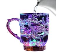 Tazas que brillan con flash - Brillan en la oscuridad, copas de vino LED automáticas con activación líquida 'agua, vasos de café que cambian de color | Vasos para decoración