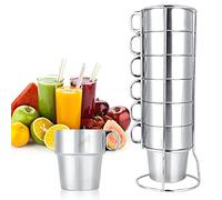 Tazas Taza para Beber con de Agarre Tazas de Pinta de Acero Inoxidable Tazas para Beber para el Hogar Tazas de Acero Inoxidable Bebidas de Metal Premium para Tazas Caseras Agua