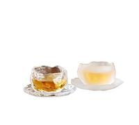 Tazas, tazas de café y tazas de té para uso doméstico, tazas exquisitas, artículos para el hogar, taza de té de vidrio individual, mini taza de té pequeña personal japonesa, juego de tazas de dios de