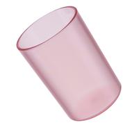 Tazas Transparentes Para Cepillo De Y Enjuagar Boca (Rosa)