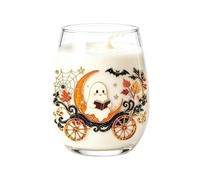 Tazas Vidrio Calabaza Vaso Vino Estético Vidrio Calabaza Fantasma 400 ml