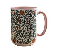 Tazas vintage con motivos florales y mensajes ocultos Tazas divertidas para adultos Tazas de café de cerámica con motivos florales de colores Regalo original para cumpleaños o San Valentín (B)