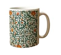 Tazas vintage con motivos florales y mensajes ocultos Tazas divertidas para adultos Tazas de café de cerámica con motivos florales de colores Regalo original para cumpleaños o San Valentín (A)