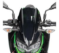 TAZGANTAX Deportes de motocicleta Parabrisas Parabrisas Visor Viser Compatible con accesorios Ka-wa-sa-ki Z250 Z400 2019 2020 2021 2022 2023 de doble burbuja (Fumar)
