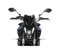 TAZGANTAX Moto Touring Parabrisas Carenado Deflector de viento MT07 FZ07 Protector de visera con soporte Compatible con MT FZ 07 MT-07 FZ-07 2021-2023 (Negro)