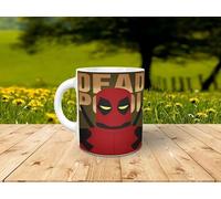 Taziturno taza cerámica personalizada deadpool lobezno 067 350ml ideal para regalo de cumpleaños, navidad y amigo invisible