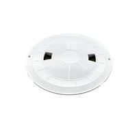 TAZIZI Práctica cubierta de repuesto para skimmer con textura ABS con superficies antideslizantes, adecuada para una fijación segura en piscinas, tapa de lectura de piscina