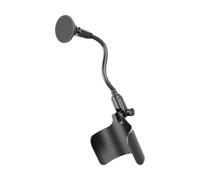 TAZIZI Soporte de teléfono para portavasos, ABS ajustable, S33 | Colocación del portavasos interior del vehículo con diseño de junta de visión ajustable para orientación del conductor