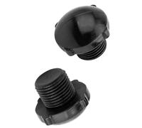 TAZIZI Tapón de extracción de freno para patines de ruedas | Cubierta de montaje de tope de puntera de 5/8 pulgadas, par de repuesto roscado, accesorio de puerto frontal