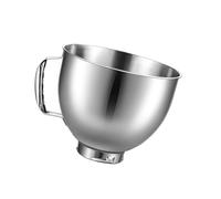 Tazón De Acero Inoxidable Compatible Con Batidora De Pedestal KitchenAid Classic Y Artisan De 4,5 A 5 Cuartos De Galón Con Cabezal Inclinable. Seguro.