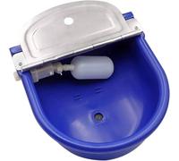 Tazón de Agua automático para Ganado de 4L, Moldeado en una Sola Pieza, Bebedero con Flotador automático para Vacas, Caballos y ovejas, a Prueba de rayones y a Prueba de Fugas, abrevadero de Granja