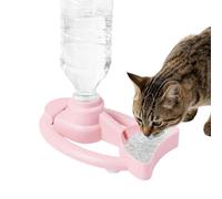 Tazón de agua para gatos desmontable, taza de succión de alimenticio | Soporte de alimentación, estación de comida para mascotas, accesorio práctico con base estable, artículo de hogar para patio