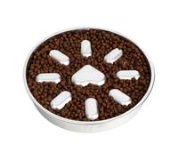 Tazón de alimentación lenta, alimentador lento para perros, Puzzle Tazón de perro de alimentación lenta, Platos de laberinto de acero inoxidable recipientes de alimentos anti-ascendente para todas las