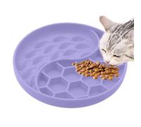 Tazón de alimentación Lenta para Perros - Plato antidesprendimiento, Plato de compañía no resbaladizo, Divertido diseño de Laberinto | de alimenticio con crestas elevadas y un lar