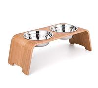Tazón de alimentación para mascotas, cuenco para perros, mesa de comedor, cuenco doble para comida para perros, cuenco de arroz, suministros para mascotas, mesa de comedor