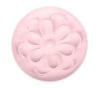 Tazón de alimentación portátil para mascotas al aire libre, diseño de flores, cuenco de comida para gatos para suelo limpio