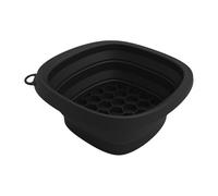 Tazón de baño de hielo facial, cubo de agua helada, cuenco de baño de hielo facial para inmersión fría, herramienta de spa reutilizable para belleza del hogar con bandeja integrada, lavabo plegable