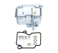 Tazón de cámara de Flotador de carburador Compatible Alconstar Clear VM22 Reemplazo Part(Grey)