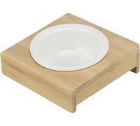 Tazón de cerámica 0,25 l/ø 12 cm/15 × 5 × 15 cm blanco/marrón claro