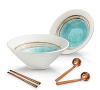 Tazón de cerámica japonés de ramen,Tazones de pasta, cuencos de sopa, ensaladeras