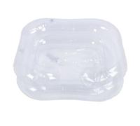 Tazón de champú Inflable, Bandeja para el Cabello Portátil de PVC con Manguera para Mujeres Embarazadas (Transparente)