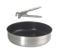 Tazón de cocina Sartén para platos Clip antiescaldamiento resistente calor Compactos Parrillas para acampar Pinzas para asar y picnics resistente calor