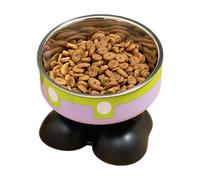 Tazón de comida para gatos alto tazón de comida para gatos | Tazón grande de comida y agua para gatos elevados,Lindo plato de comida y agua para gatos elevados, cuenco de comida po