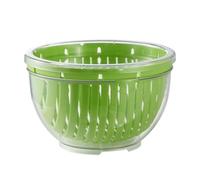 Tazón De Corte De Verduras - Contenedor De Almacenamiento De Picadora De Ensalada, Herramienta De Cocina | Arandela De Frutas Con Tapa, Diseño De Secador Eficiente, Construcción Fácil De Limpiar