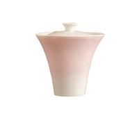 Tazón de cubierta de estilo chino con tapa Lady Kung Fu, 110 ml, con tapa para horno ligero, color rojo