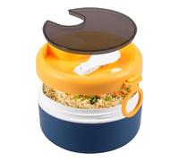 Tazón De Fideos - Cuchara Para Taza Apta Para Microondas De 14x14x8 Cm, Colador Instantáneo De 30 Oz | Hogar Dormitorio Viaje Escuela Trabajo Universidad Almuerzo Preparación De Comidas Sopa Cena Meri