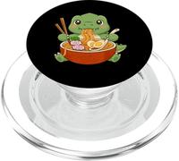 Tazón de Fideos japoneses T-Rex Ramen Anime Dinosaur Japan Food PopSockets PopGrip para MagSafe