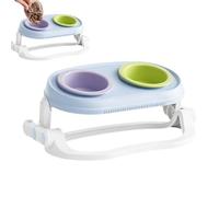 Tazón de gato elevado para mascotas - Alimentador de gato inteligente, dispensador de compañía de gran capacidad | Contenedor de almacenamiento Cuenco de comida para perros Dispensador para mascotas