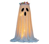 Tazón de Halloween Figura de estatua linda brillante | Decoración de Halloween para interior, casa, jardín, terraza, puerta principal, baño, cocina como estatua decorativa