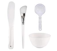 Tazón De Máscara,Máscara Facial DIY Set,Brocha Para Aplicar Mascarilla Facial,Tazón De Máscaras Mezcla,Kit De Herramientas De Mascarilla,Para Mascarillas De Arcilla Y Geles DIY,Kiuiom