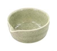 Tazón de matcha, 500 ml, Chawan japonés para ceremonia de té y preparación de matcha latte, hecho a mano con boquilla de vertido y esmalte brillante, para entusiastas del matcha y uso ceremonial (G)