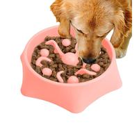 Tazón de perro antigulping, no deslizante Maze Puzzle Pet Feeding Dish, Interactive Bloat Stop Dog Bowl, Fun Slow Eating Bowl for All Breeds, Promotes Healthy Digestion for Dogs and Cats with 8,86 x