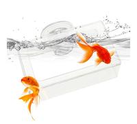 Tazón de Pescado Que el tazón, Bandeja de ción de Pescado | dor de camarones sin Deslizamiento con Taza de succión - Placa de ción Lenta giratoria, Soporte de Alimentos acrílicos para Acuario