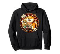 Tazón de Ramen Shiba, Fideos japoneses Love, Lindo Perro Inu Kawaii Sudadera con Capucha