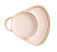 Tazón de sopa con soporte para pan, cuenco de cerámica antiempañamiento y cuenco lateral con compartimento para galletas o sándwich, apto para microondas y lavavajillas, para ensalada y desayuno en el