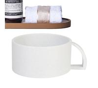 Tazón De Taza De Afeitar - Máquina De Espuma De Ancha, Taza De Barba, Plato De Limpieza Para Afeitadora Húmeda, Contenedor De Aseo Compacto | Preparación De Estilo Clásico Para Hombres, Ense