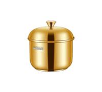 Tazón de vapor de acero inoxidable para vapor, cuenco de sopa de cocina, tazón de huevo al vapor, olla pequeña, herramienta de cocina, fácil de usar, ensalada de frutas, tazón de sopa de postre