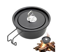 Tazón de viaje para adultos - Taza de senderismo con mango y tapa integrados | Cuenco multifunción a prueba de polvo portátil para café y preparación - Ideal para senderismo, picnic al aire libre y ac