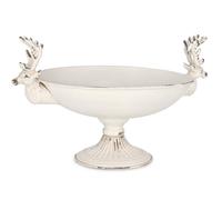 Tazón decorativo Selene Blanco Bajo